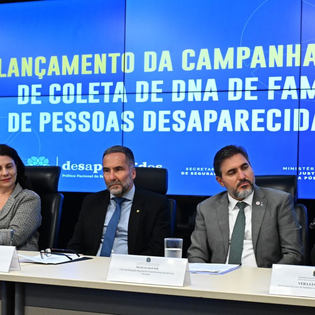 Começa campanha de coleta de DNA de familiares de desaparecidos