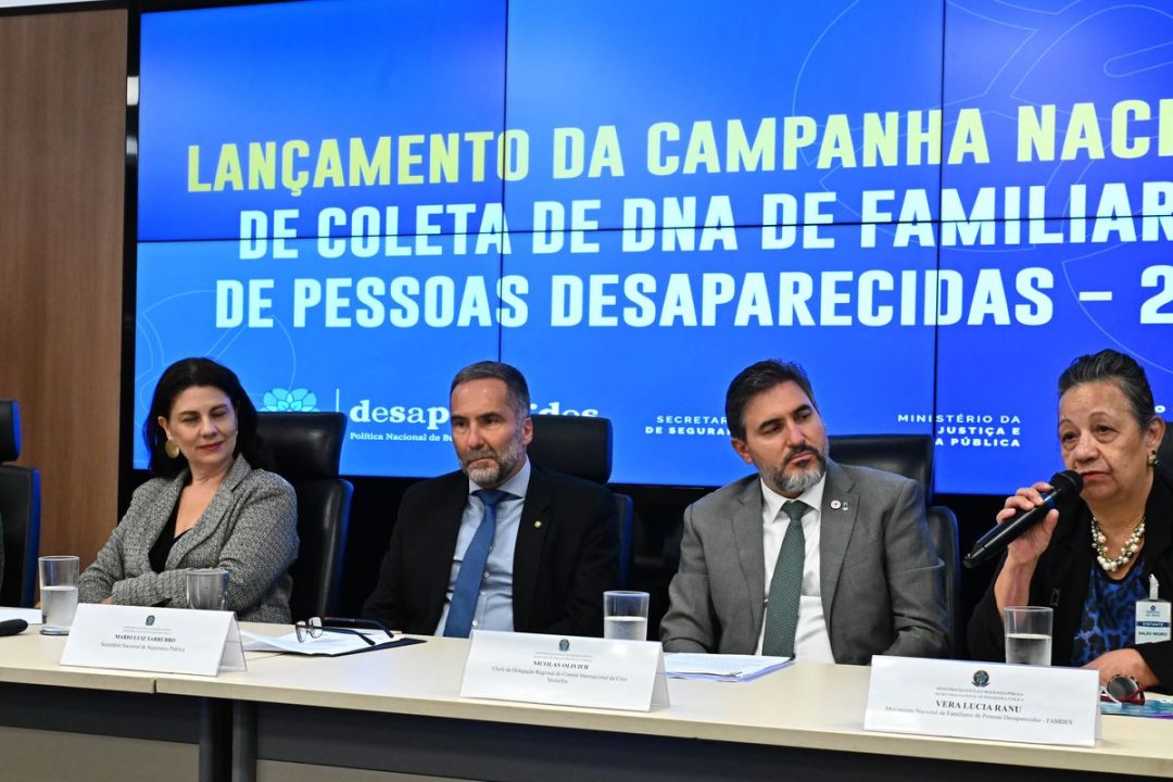 Começa campanha de coleta de DNA de familiares de desaparecidos